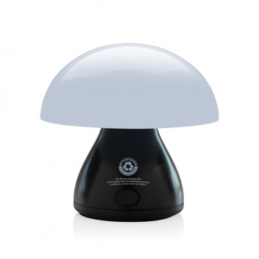 Logotrade promotional products photo of: Luming RCS recycled plastic USB re-chargeable table lamp