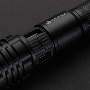 Logotrade promotional giveaway picture of: Gear X USB re-chargeable torch
