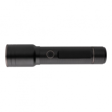 Logotrade promotional item picture of: RCS recycled aluminum USB-rechargeable heavy duty torch