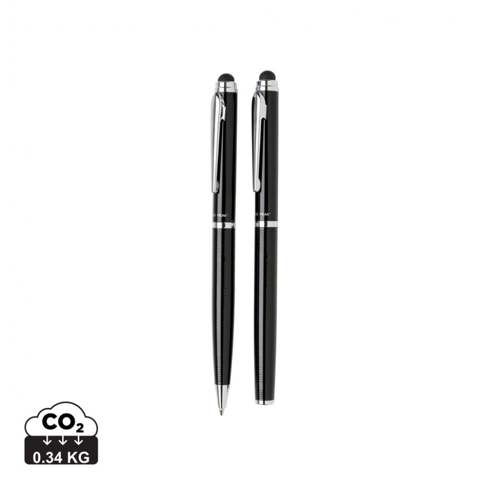 Logotrade advertising products photo of: Swiss Peak deluxe pen set