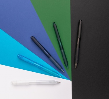 Logotrade business gifts photo of: X9 frosted pen with silicone grip