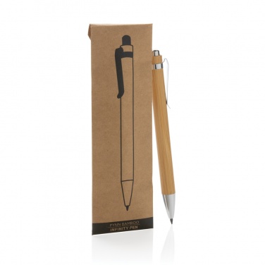 Logo trade promotional gifts picture of: Pynn bamboo infinity pen