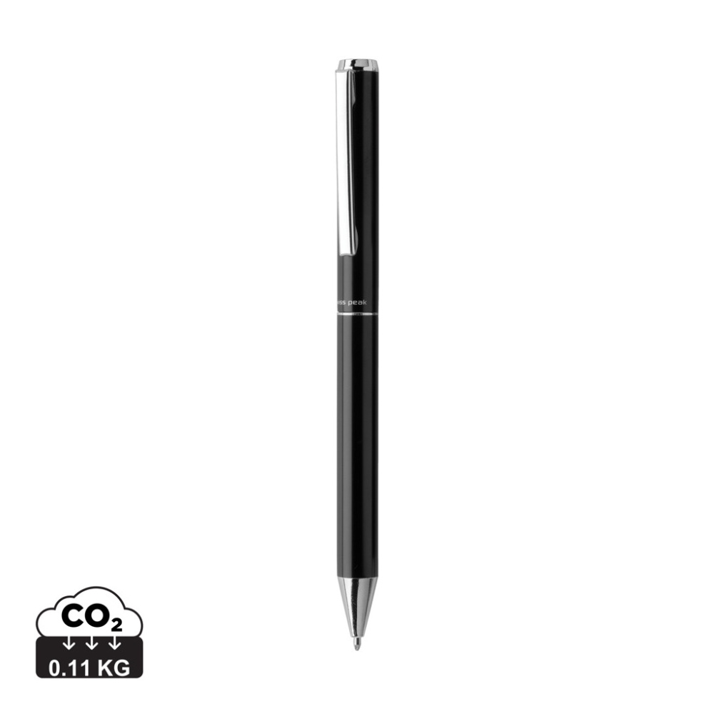 Logo trade promotional gifts picture of: Swiss Peak Cedar RCS certified recycled aluminium pen