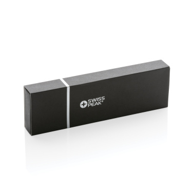 Logo trade promotional merchandise image of: Swiss Peak Cedar RCS certified recycled aluminum pen set