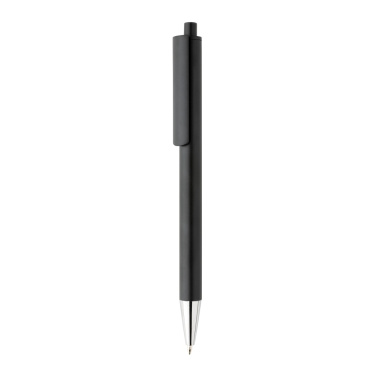 Logo trade promotional giveaways picture of: Amisk RCS certified recycled aluminum pen