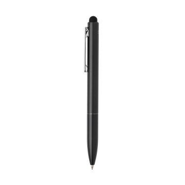 Logotrade promotional product image of: Kymi RCS certified recycled aluminium pen with stylus