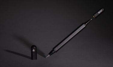 Logo trade promotional product photo of: Swiss Peak Storm RCS recycled aluminum dual tip pen