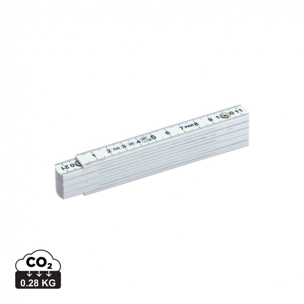 Logo trade promotional merchandise picture of: Fibreglass folding rule
