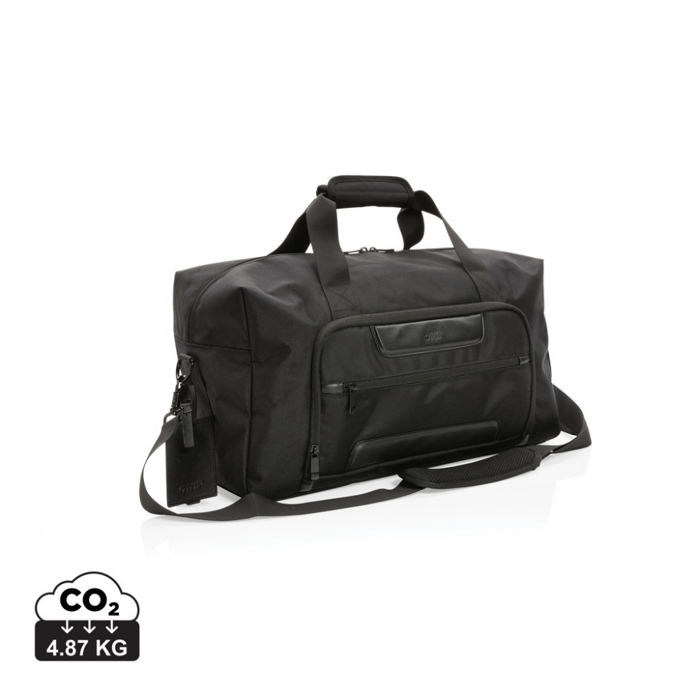Logo trade promotional giveaway photo of: Swiss Peak AWARE™ RPET Voyager weekend bag