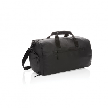 Logo trade corporate gift photo of: Fashion black weekend bag PVC free