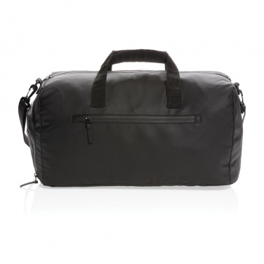 Logo trade advertising products image of: Fashion black weekend bag PVC free