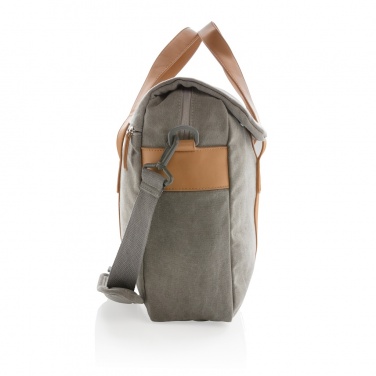 Logotrade promotional giveaways photo of: Canvas laptop bag PVC free