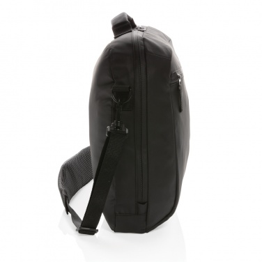 Logo trade promotional gifts picture of: Fashion black 15.6" laptop bag PVC free