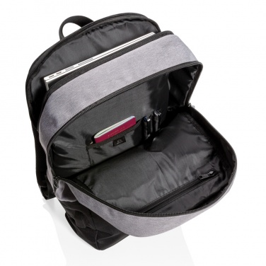 Logotrade promotional gift picture of: Modern 15.6" USB & RFID laptop backpack PVC free