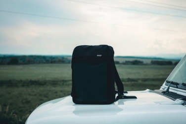 Logotrade promotional products photo of: Swiss Peak 15" anti-theft RFID & USB backpack PVC free