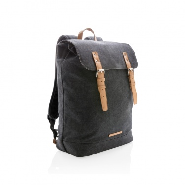 Logotrade business gifts photo of: Canvas laptop backpack PVC free