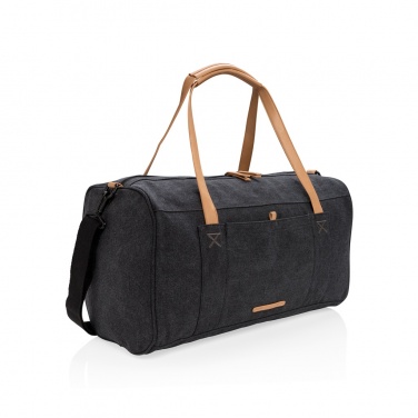 Logo trade promotional products picture of: Canvas travel/weekend bag PVC free