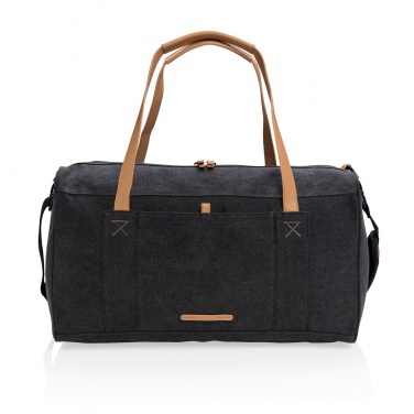 Logotrade promotional giveaway picture of: Canvas travel/weekend bag PVC free