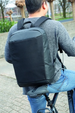 Logotrade business gift image of: Madrid anti-theft RFID USB laptop backpack PVC free
