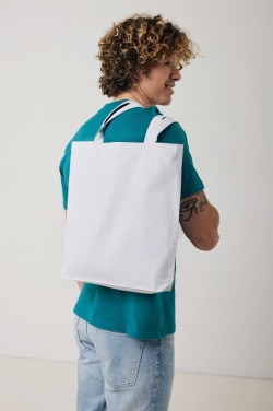 Logo trade corporate gifts image of: Impact AWARE™ recycled cotton tote 330 gsm