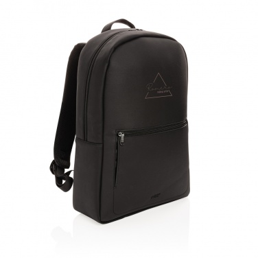 Logotrade promotional giveaways photo of: Swiss Peak deluxe PU laptop backpack PVC free
