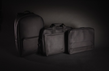 Logo trade business gifts image of: Swiss Peak deluxe PU laptop backpack PVC free