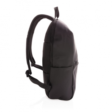 Logotrade advertising products photo of: Smooth PU 15.6"laptop backpack