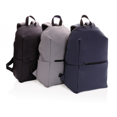 Logo trade promotional merchandise photo of: Smooth PU 15.6"laptop backpack