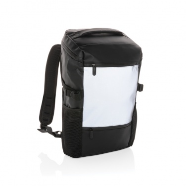 Logotrade promotional gift picture of: PU high visibility easy access 15.6" laptop backpack