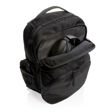 Logotrade promotional product picture of: Swiss Peak AWARE™ RPET 15.6 inch commuter backpack