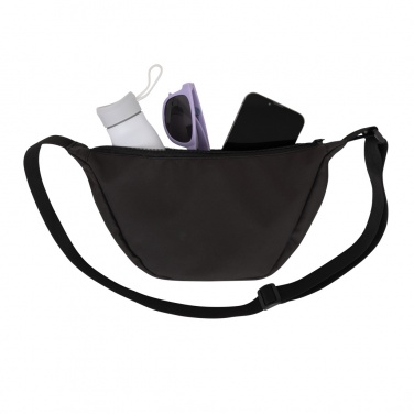 Logotrade business gifts photo of: Crescent AWARE™ RPET half moon sling bag
