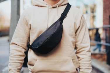 Logotrade advertising product picture of: Crescent AWARE™ RPET half moon sling bag