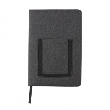 Logotrade promotional giveaways photo of: Deluxe A5 Notebook with phone pocket