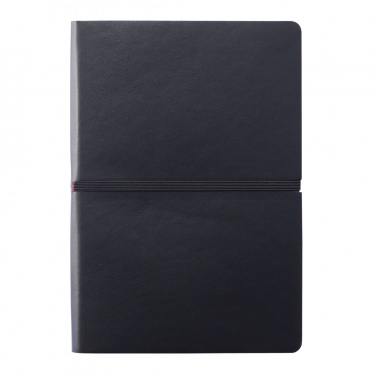 Logotrade promotional product picture of: Deluxe softcover A5 notebook