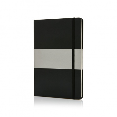 Logo trade advertising products picture of: Deluxe hardcover A5 notebook