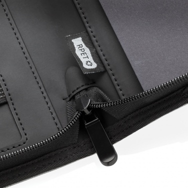 Logotrade promotional item image of: Air 5W wireless charging portfolio A4 w/ 5000 mAh powerbank