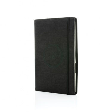 Logo trade promotional product photo of: Air 5W wireless charging refillable journal cover A5