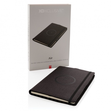 Logo trade promotional products picture of: Air 5W wireless charging refillable journal cover A5