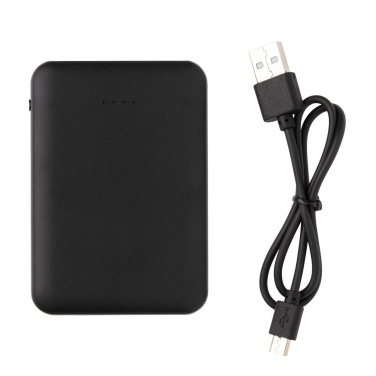 Logo trade promotional items picture of: Fiko 5W wireless charging portfolio A4 with powerbank