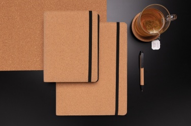 Logotrade promotional merchandise photo of: Deluxe cork portfolio A5 with pen