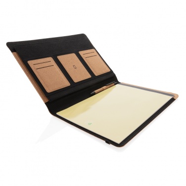 Logotrade promotional product picture of: Deluxe cork portfolio A4 with pen