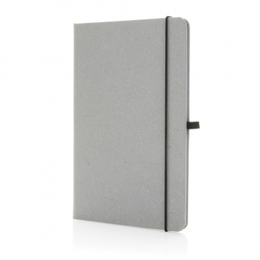 Logo trade promotional gift photo of: Recycled leather hardcover notebook A5