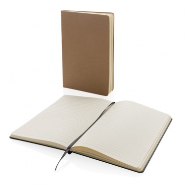 Logo trade business gifts image of: A5 hardcover notebook