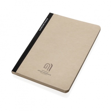 Logotrade promotional giveaway picture of: Stylo Sugarcane paper A5 Notebook