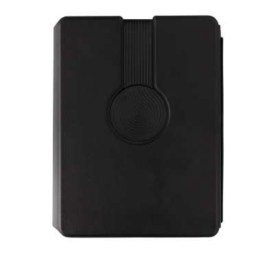 Logotrade business gift image of: Swiss Peak RCS rePU notebook with 2-in-1 wireless charger