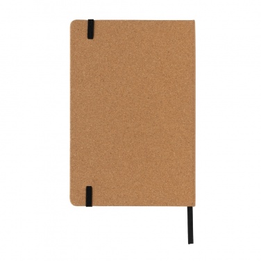 Logo trade promotional merchandise picture of: Stoneleaf A5 cork and stonepaper notebook