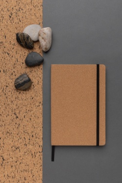 Logo trade promotional giveaway photo of: Stoneleaf A5 cork and stonepaper notebook
