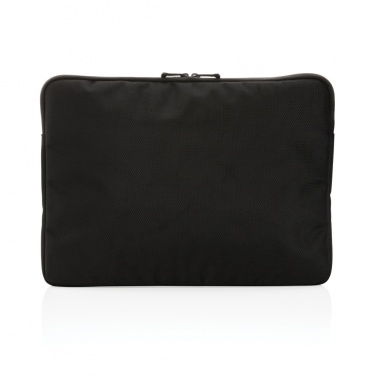 Logotrade promotional product image of: Swiss Peak AWARE™ RPET Voyager 15.6" laptop sleeve