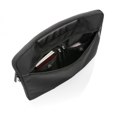Logo trade promotional item photo of: Swiss Peak AWARE™ RPET Voyager 15.6" laptop sleeve