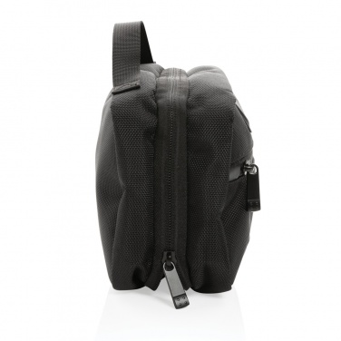 Logo trade promotional giveaways image of: Swiss Peak AWARE™ RPET Voyager toiletry bag